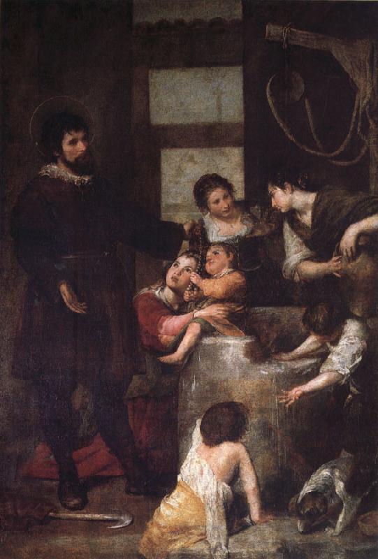 Cano, Alonso St.Isidoro and the Miracle of the Well oil painting picture